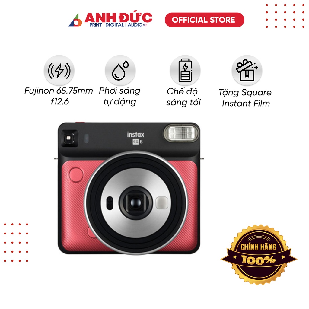 Máy ảnh chụp lấy liền Fujifilm Instax Square SQ6 Chính Hãng, Bảo Hành 12 Tháng Toàn Quốc