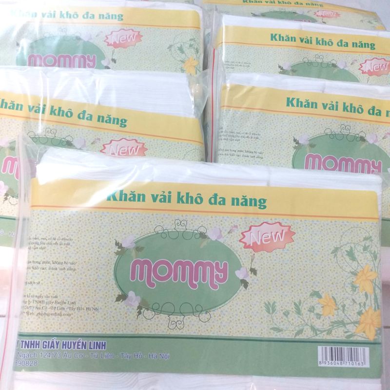 Khăn vải khô đa năng Mommy (300 tờ )