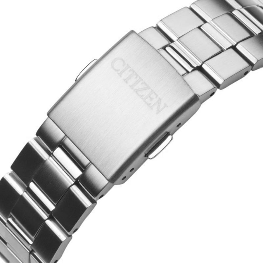 Đồng Hồ Nam Citizen Dây Thép Không Gỉ BR0070-54E - Mặt Đen (Sapphire)
