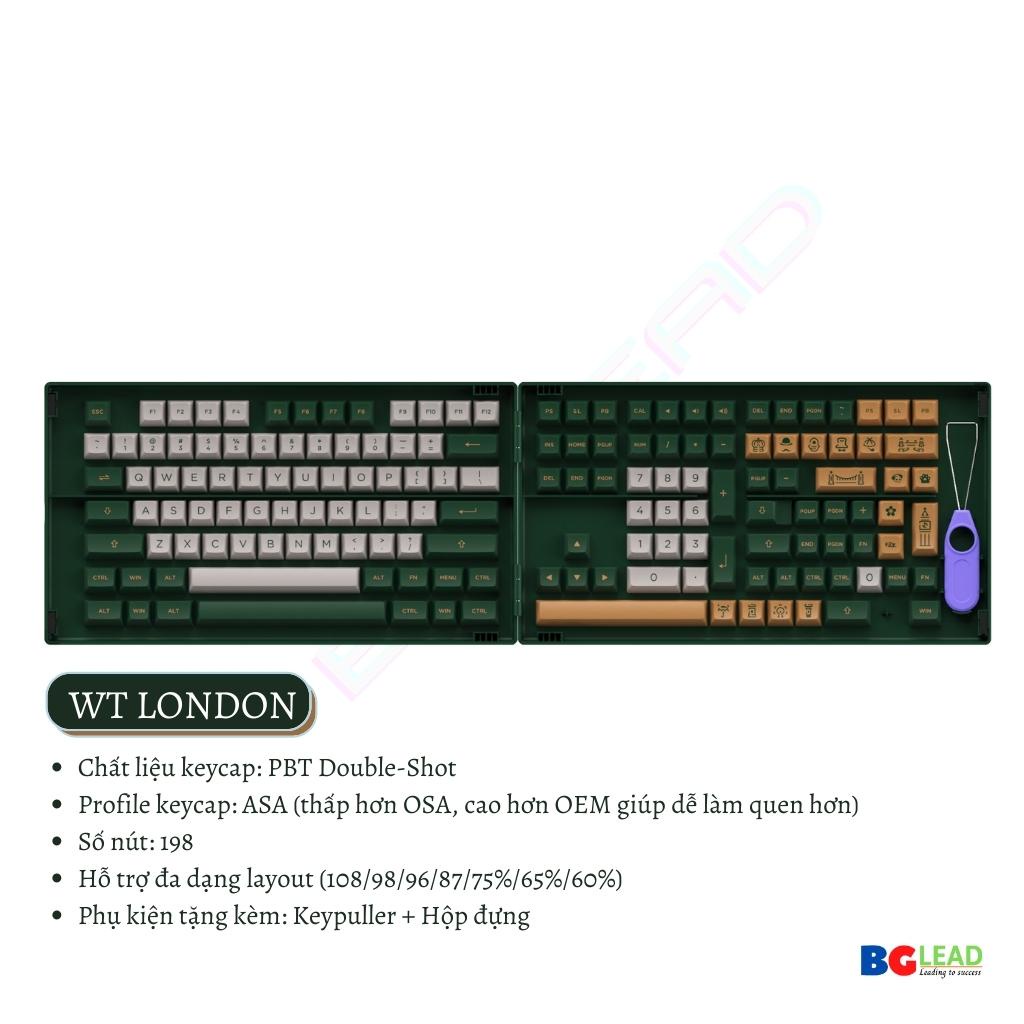 [Chính hãng] Bộ sưu tập keycap cho bàn phím cơ AKKO - ASA Profile 158 nút| 198 nút - Mai Hoàng phân phối