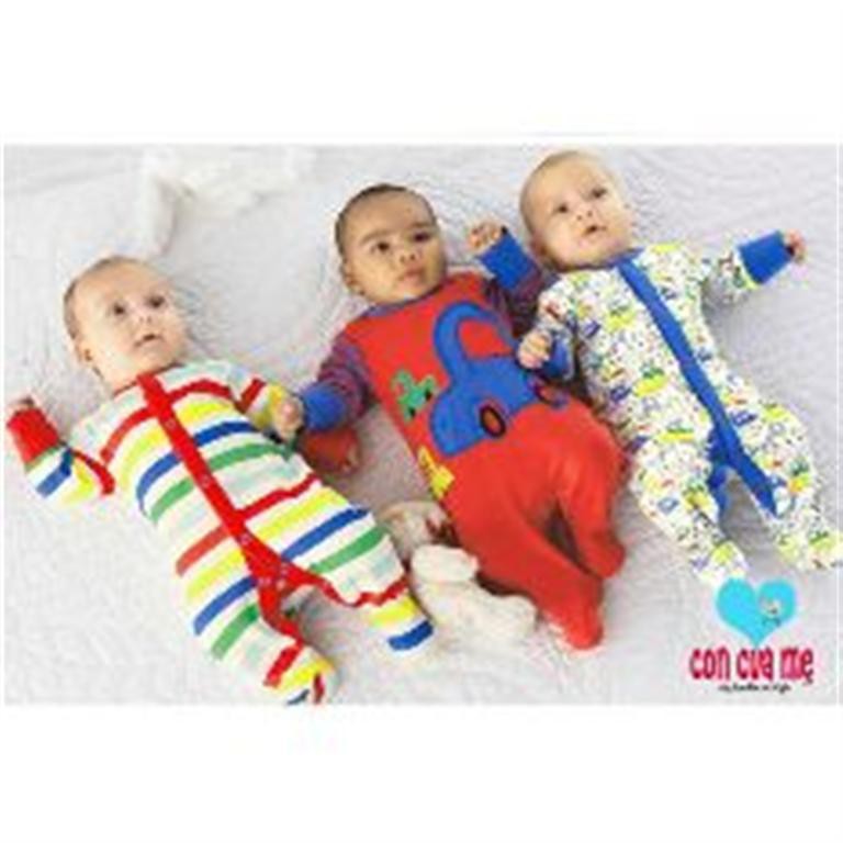 Set 3 sleepsuit liền tất Next bé gái 0-12 tháng