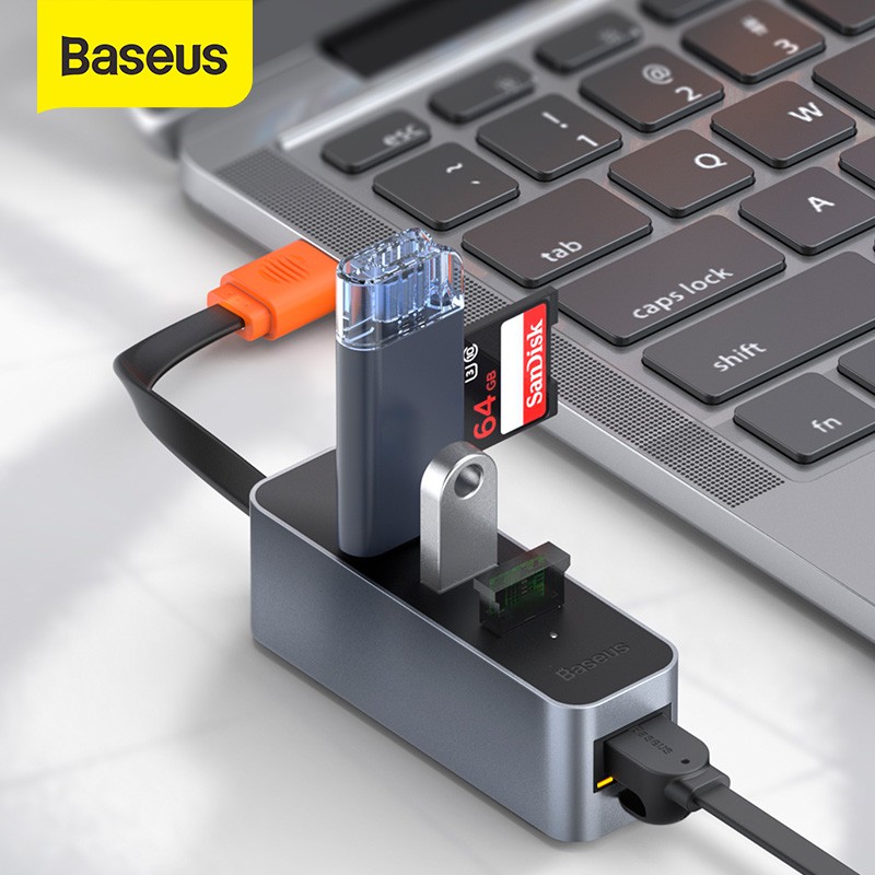 Bộ Chuyển Đổi Usb Type C Sang Rj45 Usb 3.0 Cho Macbook Pro Xiaomi Mi Box 3 / S Samsung S30