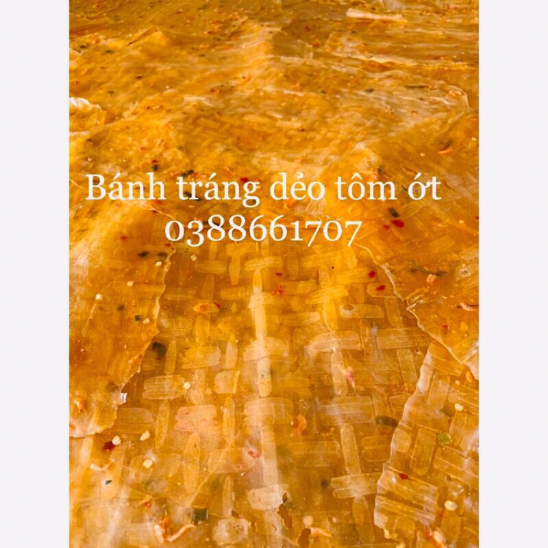 Bánh tráng dẻo tôm Mỹ Ngọc( Gò Dầu- Tây Ninh)🍤🍤