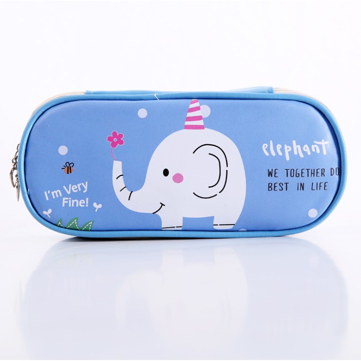 HỘP BÚT DA HÌNH THÚ XINH XẮN 22*10 cm