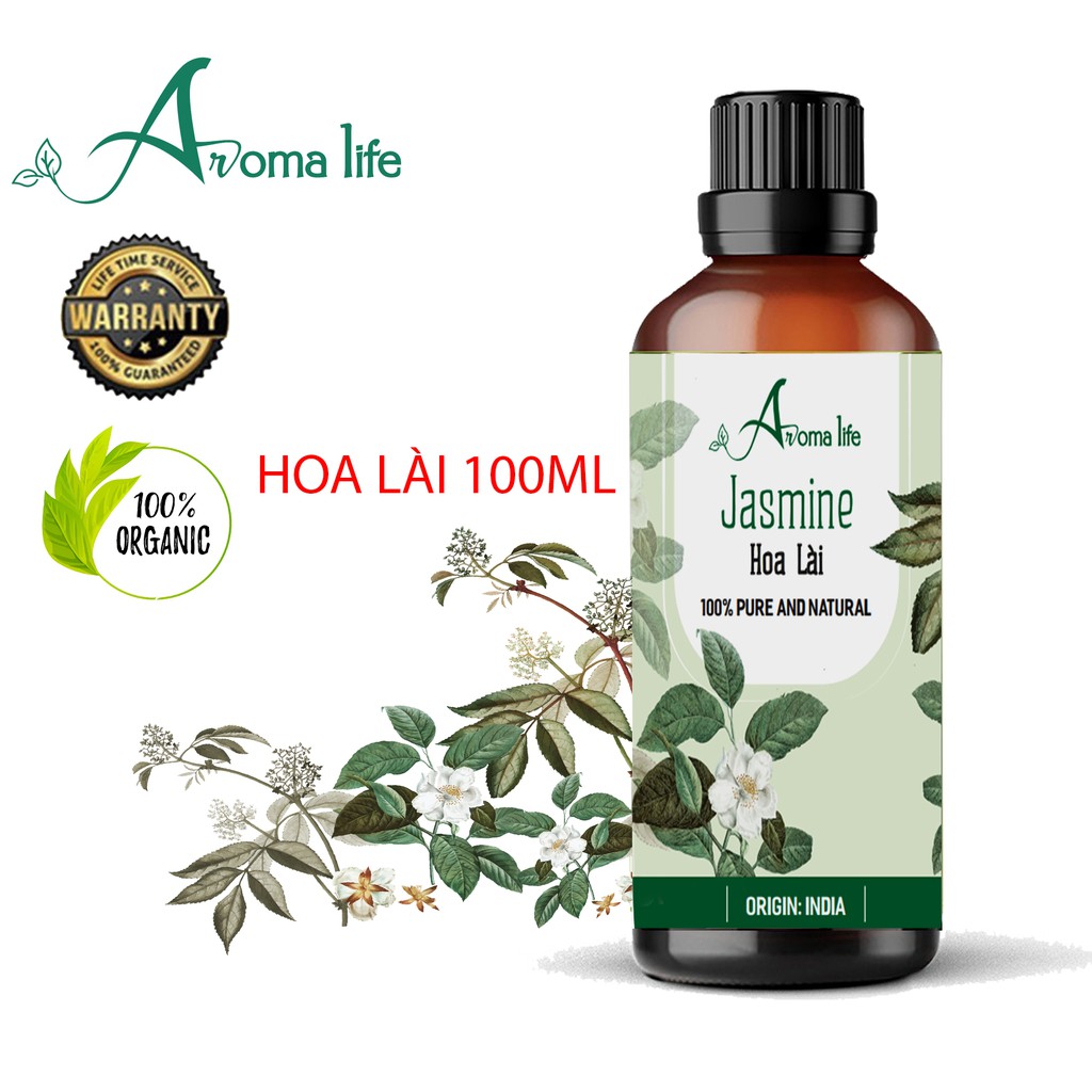 Tinh dầu nguyên chất Hoa Lài Aroma Life (10ml 50ml)