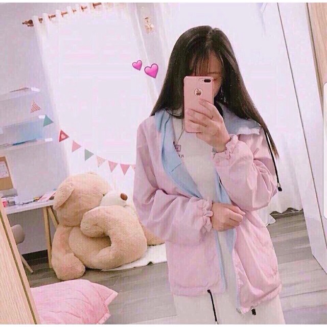 Áo khoác dù 2 mặt trơn mặc được 2 mặt-04 | BigBuy360 - bigbuy360.vn