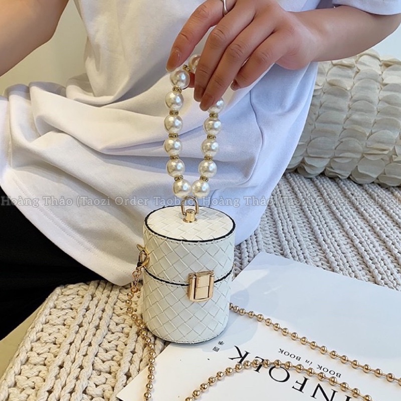 TÚI HỘP TRÒN MINI MẪU MỚI ĐỦ MÀU SIÊU ĐẸP ♥️