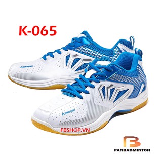 Giày cầu lông Kawasaki K065 | Trắng Xanh cổ điển