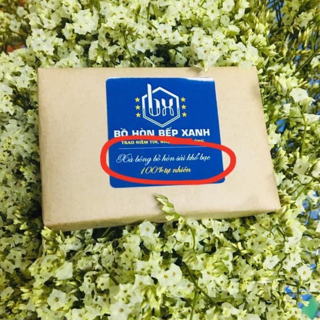 Xà Bông Bồ Hòn Bếp Xanh, Trị Mụn Lưng, Mụn Cám, Trị Rôm Sảy Hiệu Quả, An toàn 100% Thiên Nhiên | BigBuy360 - bigbuy360.vn