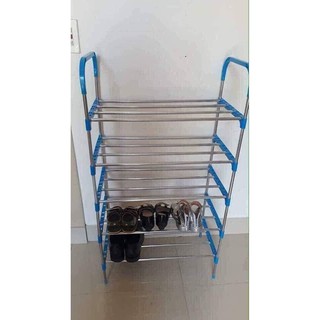 Kệ giày 5 tầng để đồ đa năng khung inox chắc chắn