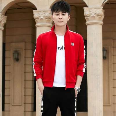 Bộ quần áo thể thao nam giản dị áo hoodie Jordan no mẫu mới mùa thu Bộ ba mảnh cỡ lớn 361 thời trang xuân thu chạy bộ