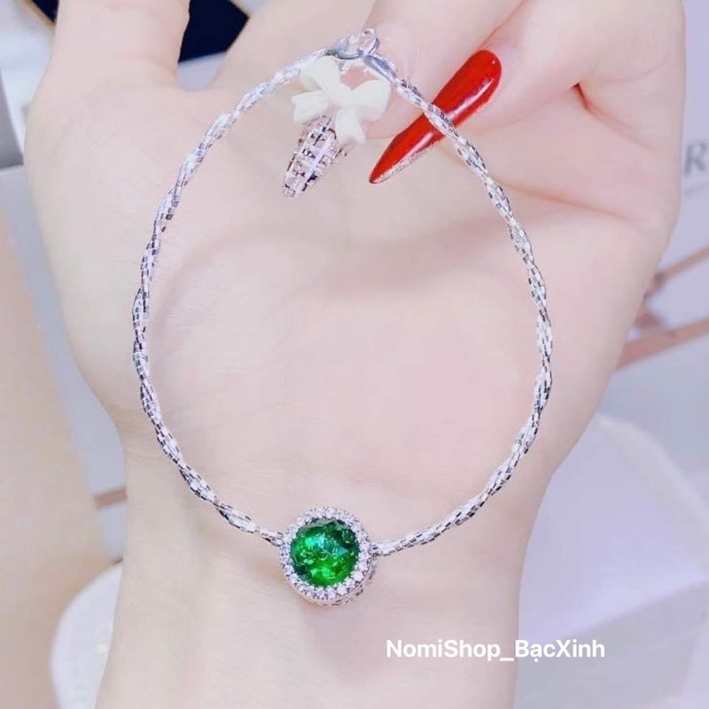 Vòng tay xoắn mix charm  xịn đẹp Mainomi Shop Bạc Xinh