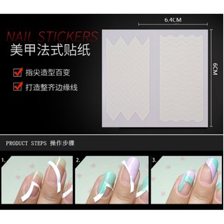 Fen dán đầu móng (set 24 tấm)