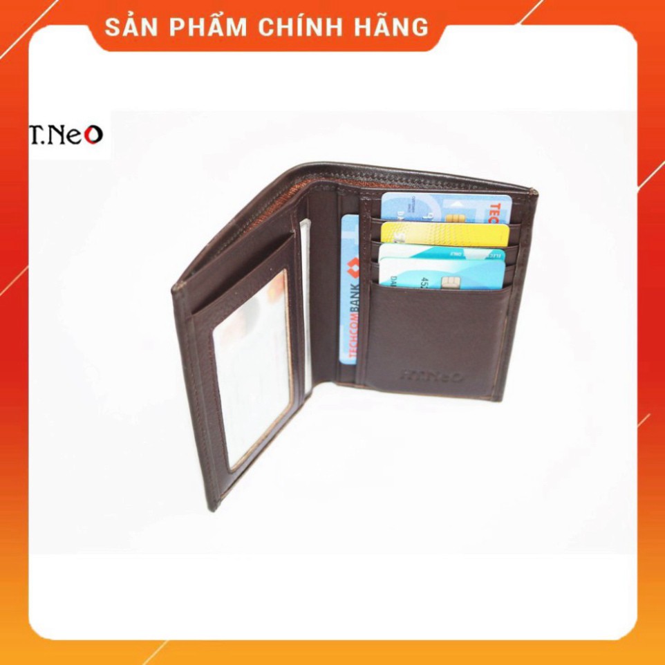 Ví nam da sịn cực mềm cực êm dáng ngang tiện lợi (để được giấy tờ xe cũ)