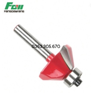 Mũi phay gỗ FAVI Vát 45 độ , Cốt 6.35mm - 12.7mm