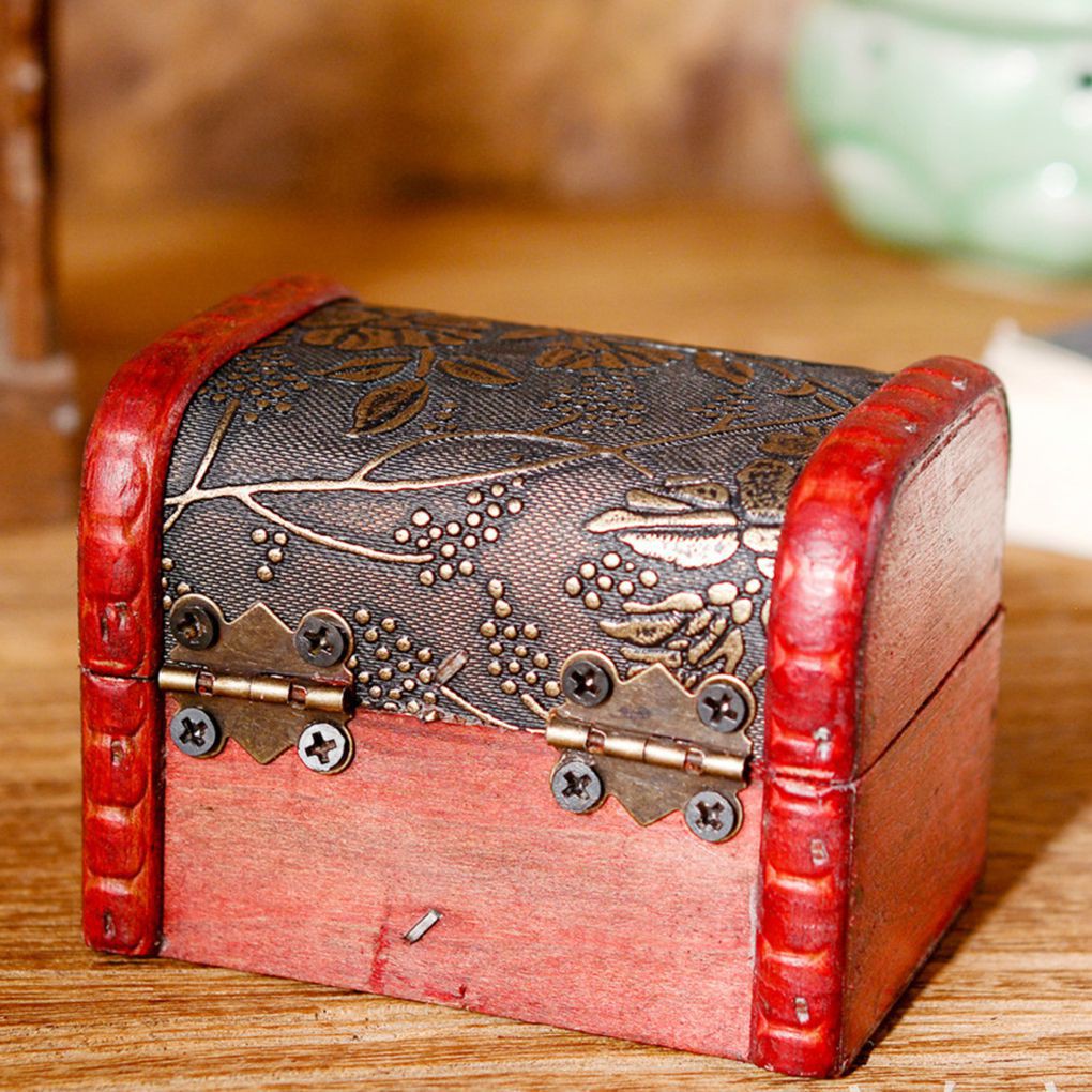 Hộp Gỗ Đựng Trang Sức Phong Cách Vintage