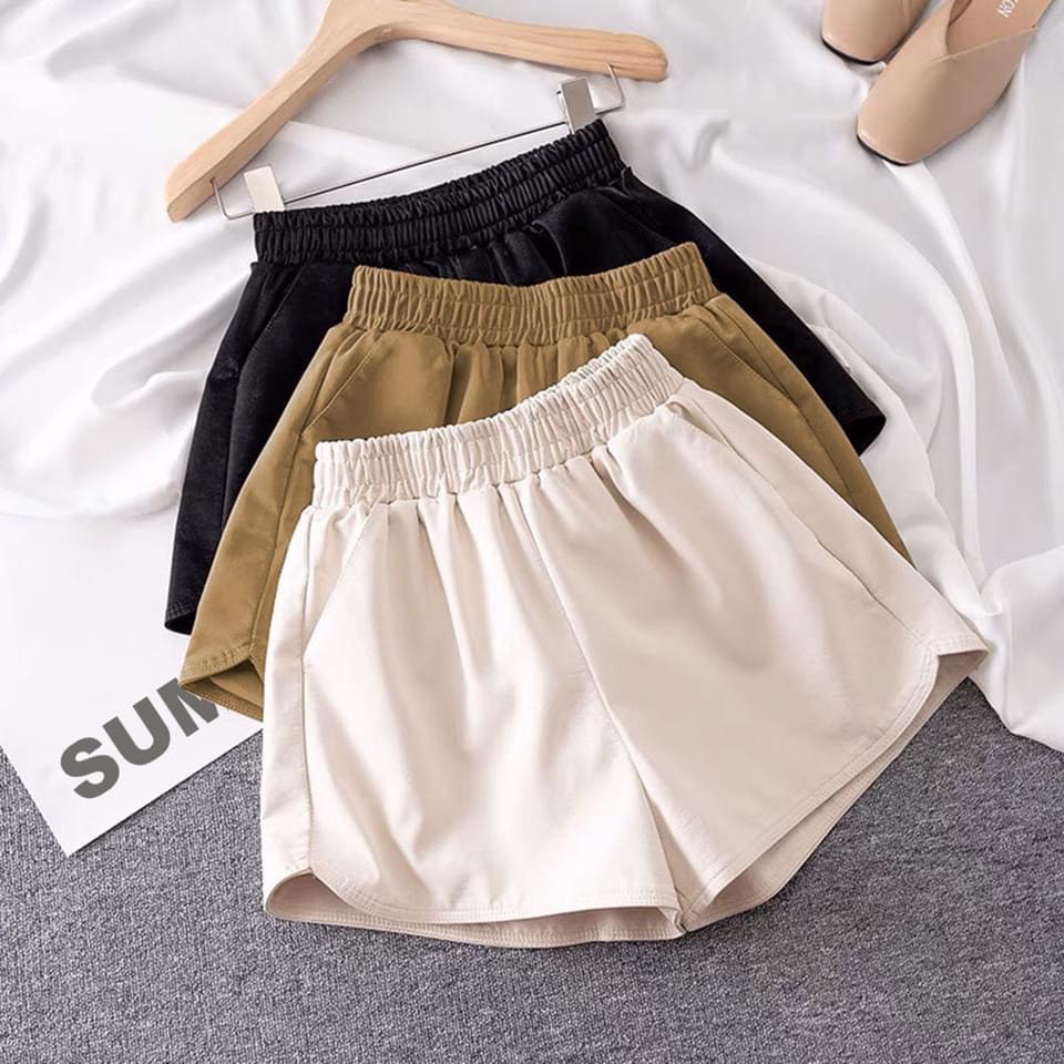 Quần Short nữ quần đùi nữ thun cotton thoáng mát mặc ở nhà đi dạo LUMA 040