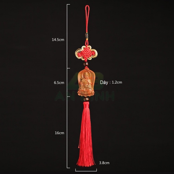 Khánh Treo Xe Ô Tô, Dây Treo Ô Tô Hình Tượng Phật, Chất Liệu Gỗ Cao Cấp Chạm Khắc Tinh Xảo