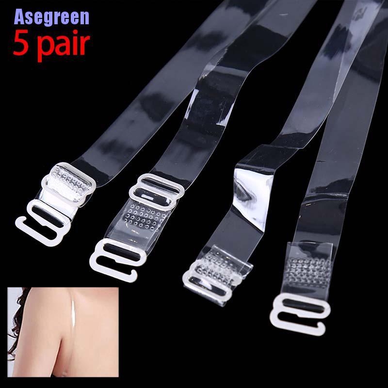 Bộ 5 cặp dây áo ngực trong suốt quyến rũ cho nữ