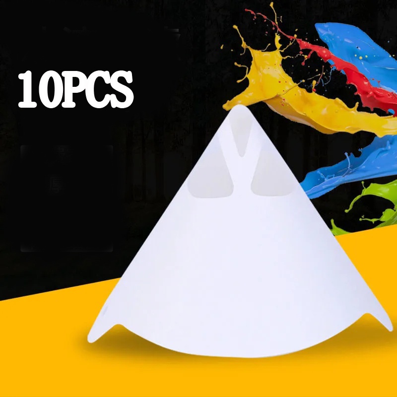 Bộ 10 Phễu Giấy Lọc Phun Sơn Xe Hơi Dùng Một Lần