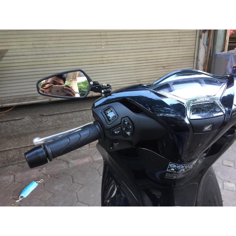 Gương Gù Thái Xịn lắp chân gương/gù tay lái