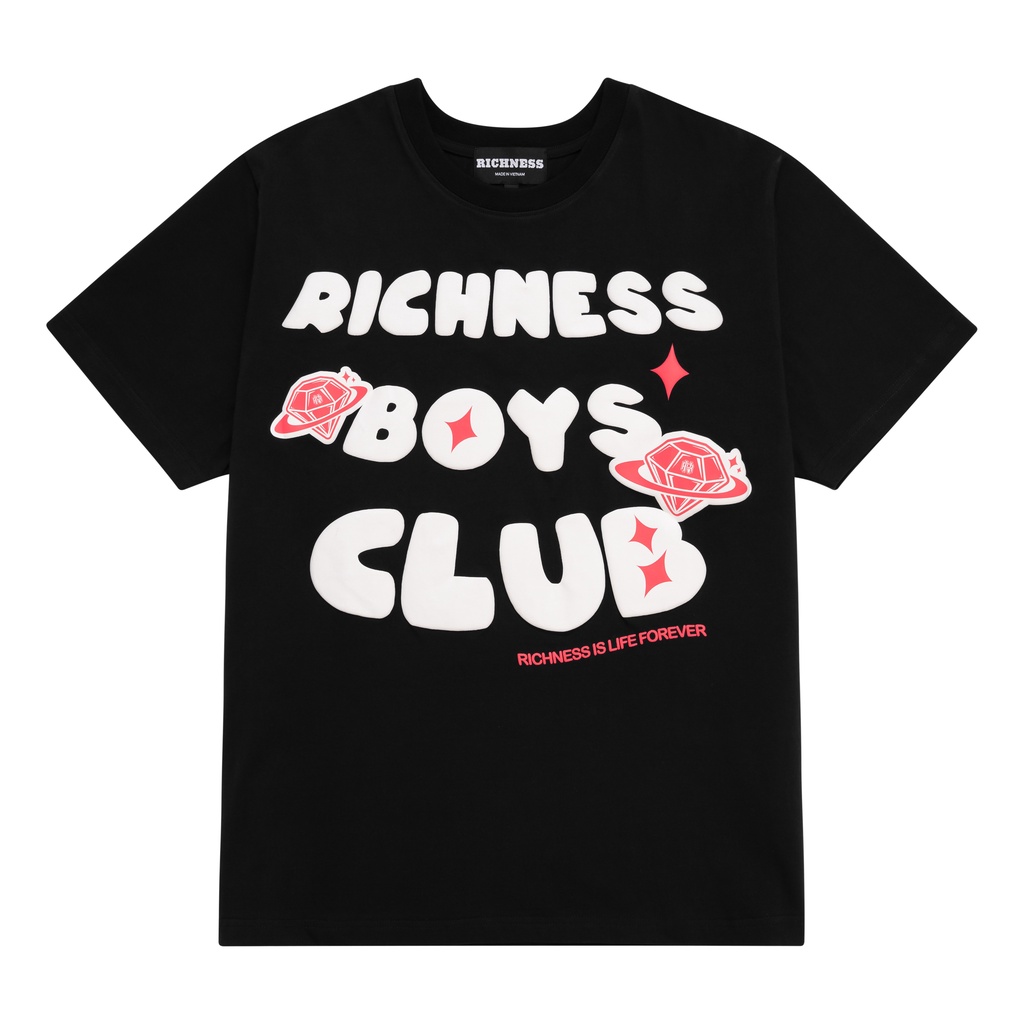 [Mã BMTTC60K giảm đến 60K đơn 50K] RICHNESS BOYS CLUB TEE - 100% Local Brand Chính Hãng