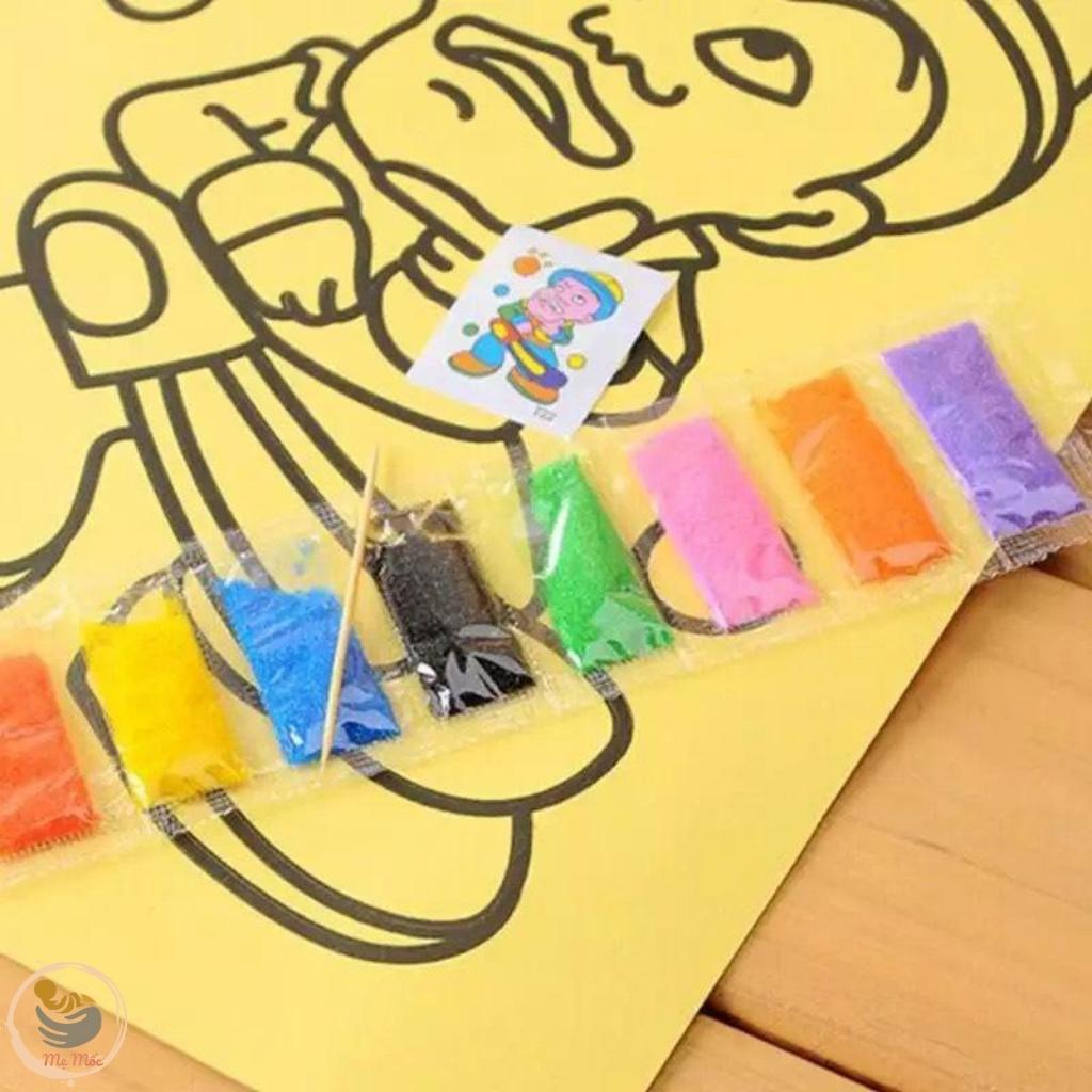 Set 9 Màu Cát Tô Tranh Cát Cho Bé Thỏa Sức Đam Mê Sáng Tạo Không Chất Độc Hại Shop Mẹ Mốc