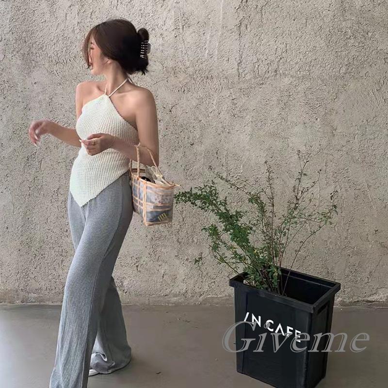 Áo Dệt Kim Nữ Không Tay Màu Sắc Thời Trang