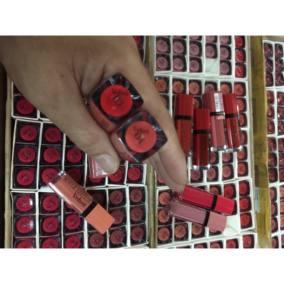 Son Kem Màu: 20 Cam Đỏ Bourjois Rouge Edition Velvet Cam kết hàng Chính Hãng