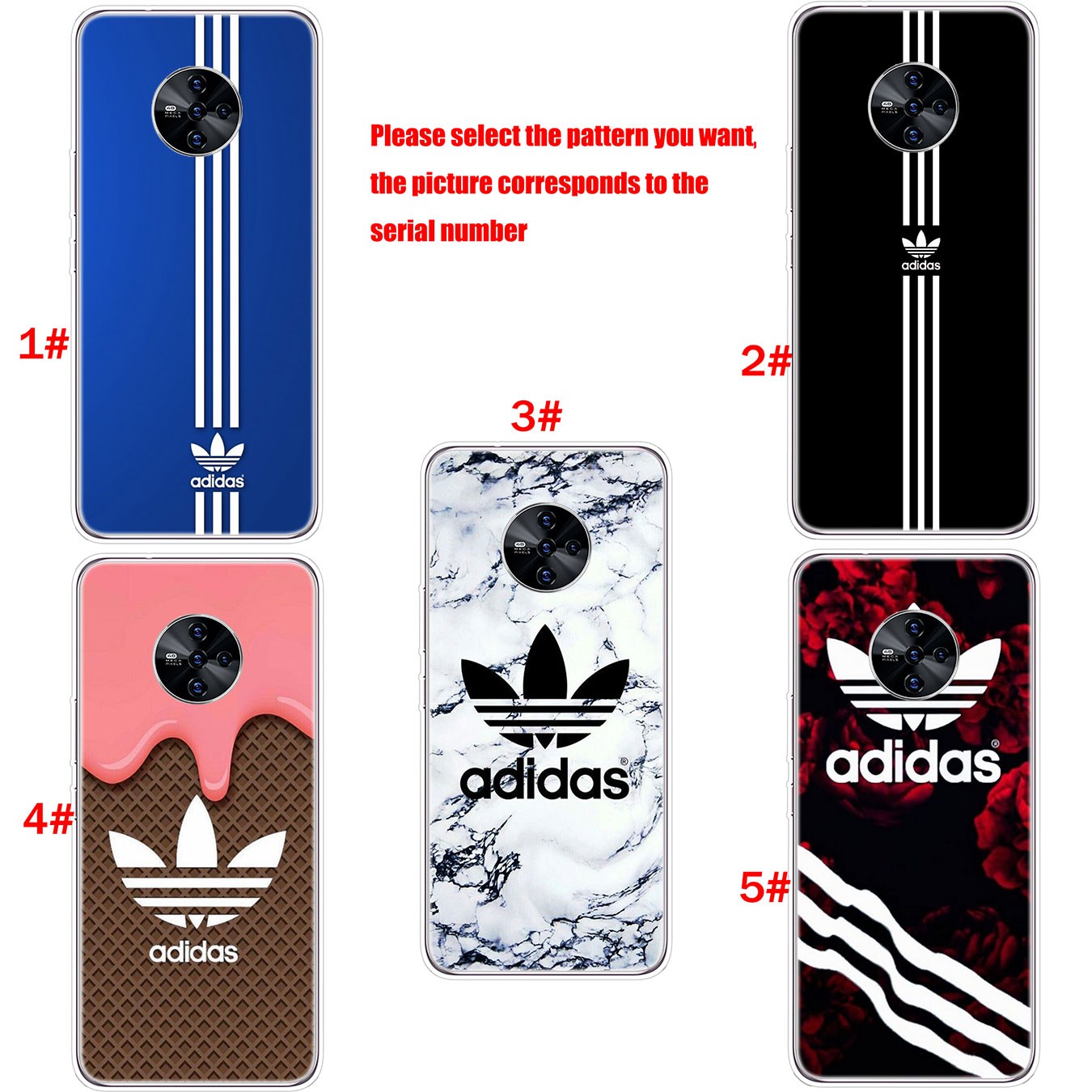 Ốp lưng silicon họa tiết logo Adidas cho Samsung Galaxy A11 A51 A01 A10 A20 A30 A50 A20S A30S A01 A10S