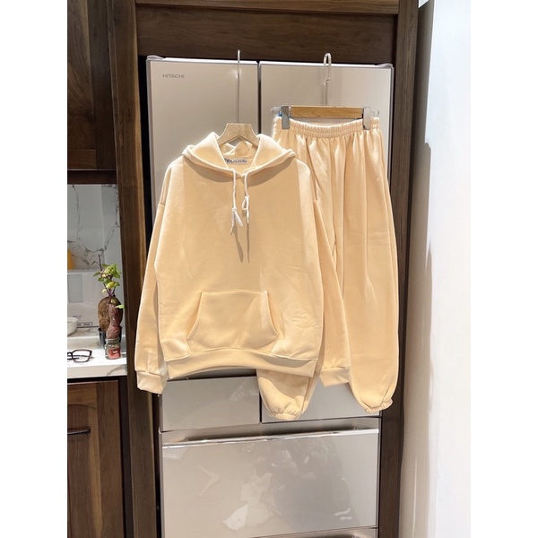 Bộ nỉ bông áo hoddi