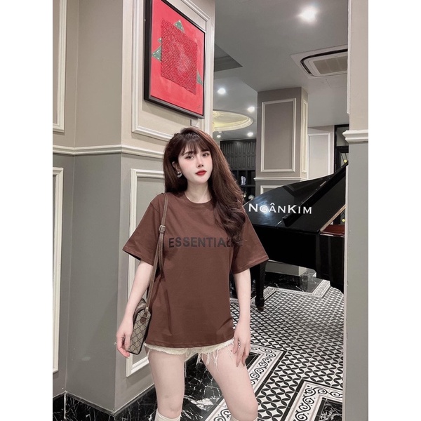 Áo phông ESS nâu H2A799