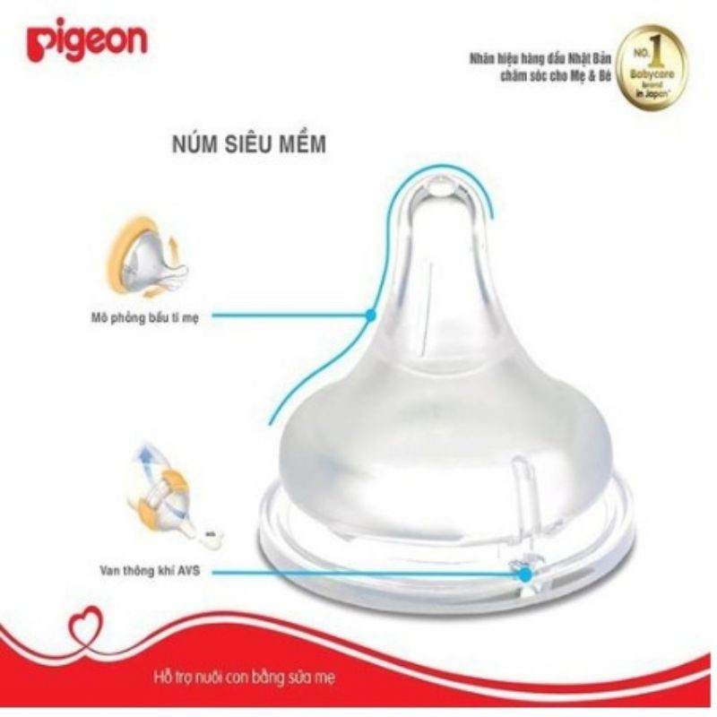 Núm ti pigeon cổ rộng hàng Thái Lan