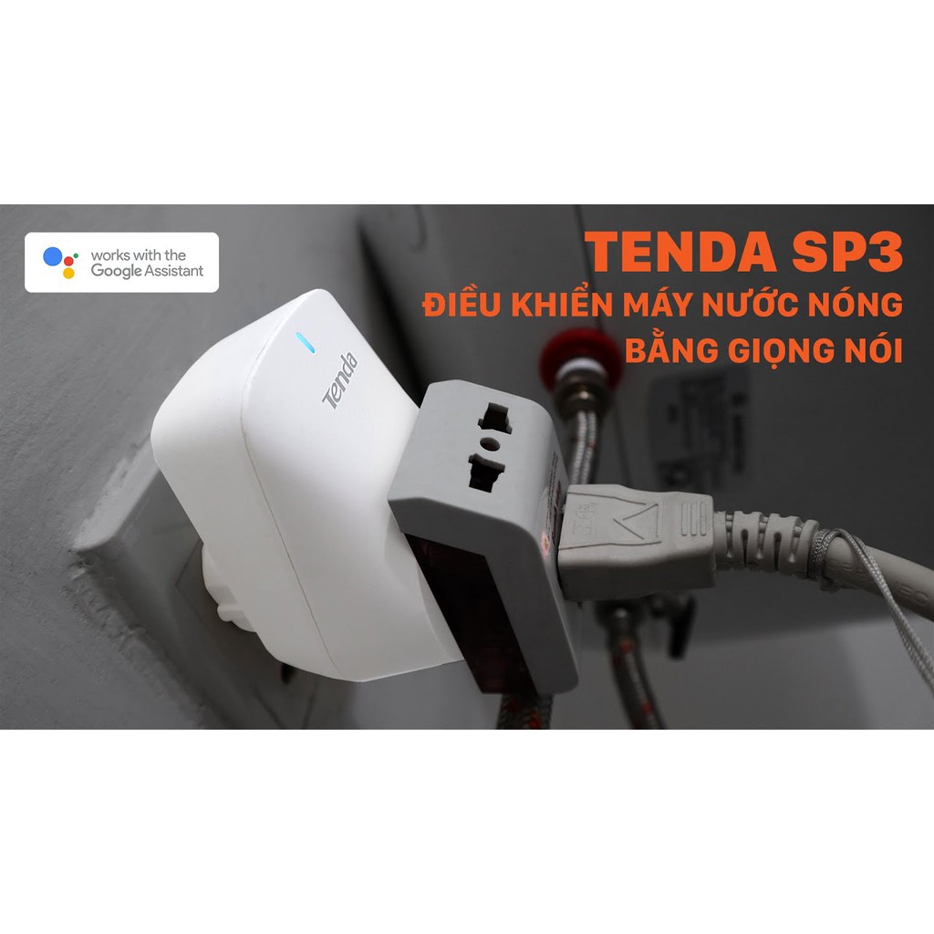 Ổ cắm điện Wifi thông minh Tenda Beli SP3 - Điều Khiển Từ Xa - Chính Hãng BH 3 NĂM