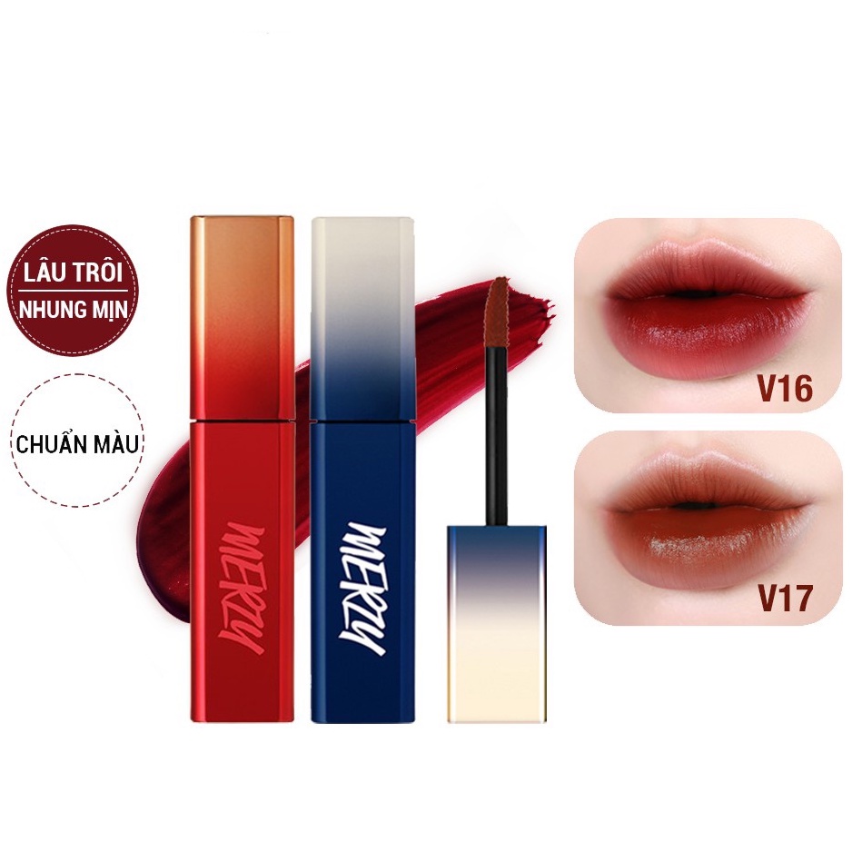 [RED-BLUE LIMITED] [V13 - V18] Son Kem Lì Merzy The First Velvet Tint Season 3 | BigBuy360 - bigbuy360.vn