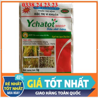 [ ĐẶC TRỊ VI KHUẨN SỐ 1] Thuốc trừ bệnh đặc trị vi khuẩn, giúp cây xanh lá- Ychatot 900SP 5g