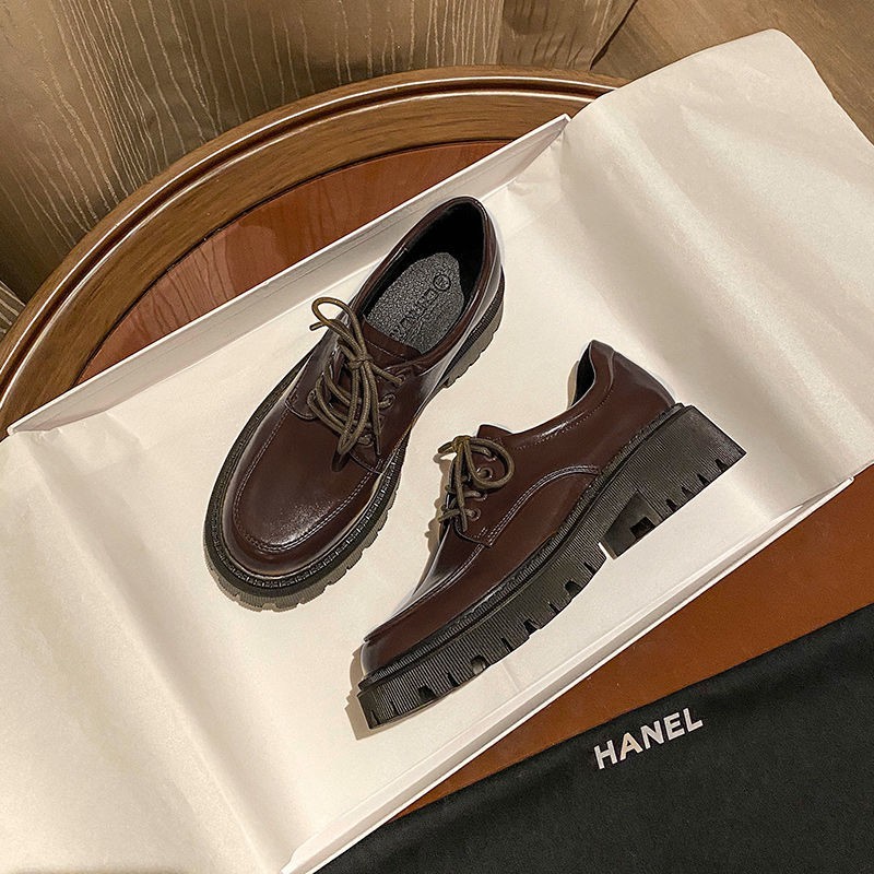 Giày Da Đế Cao Phong Cách Anh Quốc 2021 Cho Nữ | BigBuy360 - bigbuy360.vn