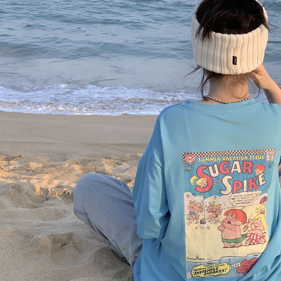 NRVP Áo Thun Ngắn Tay Cổ Tròn Thời Trang Cho Nữ 2021