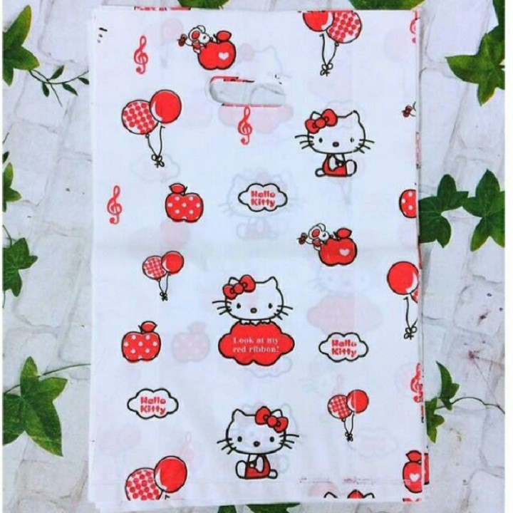 300g Túi HD hột xoài in họa tiết ngẫu nhiên, Túi xốp gói hàng,đựng hàng tiện dụng dễ thương bao đẹp rẻ