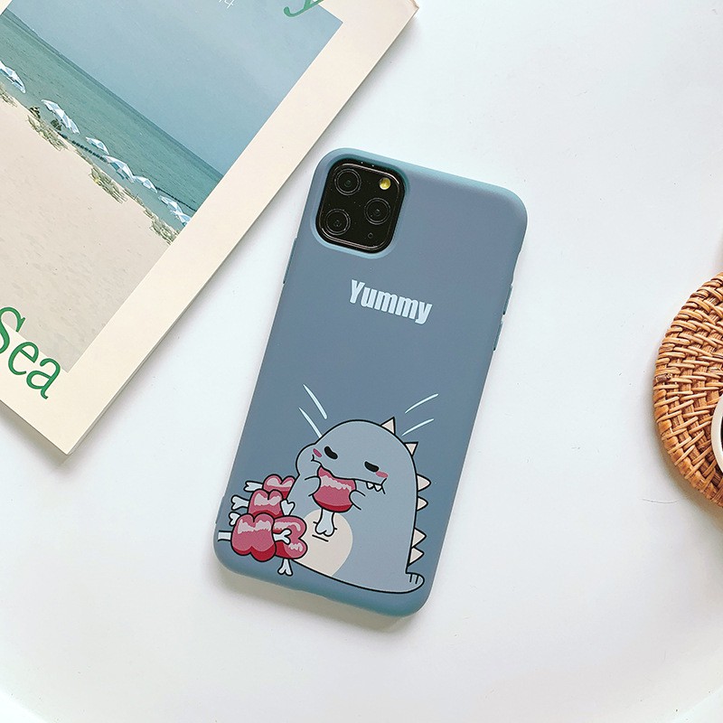 [ IPHONE ] Ốp Lưng Silicon Pookin x Yummy - B257