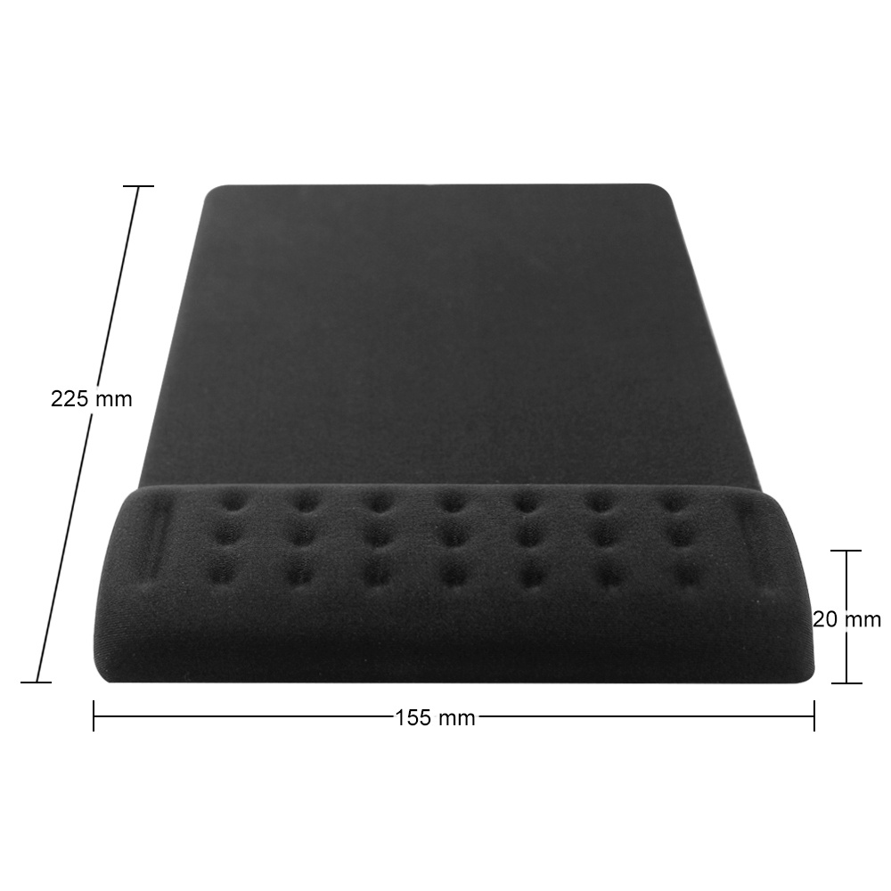 Bộ Đệm Lót Chuột + Đệm Cổ Tay Bằng Memory Foam Chống Trượt Tiện Dụng