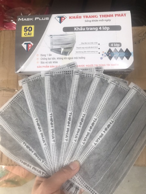 KHẨU TRANG Y TẾ 4 LỚP HỘP 50 CHIẾC