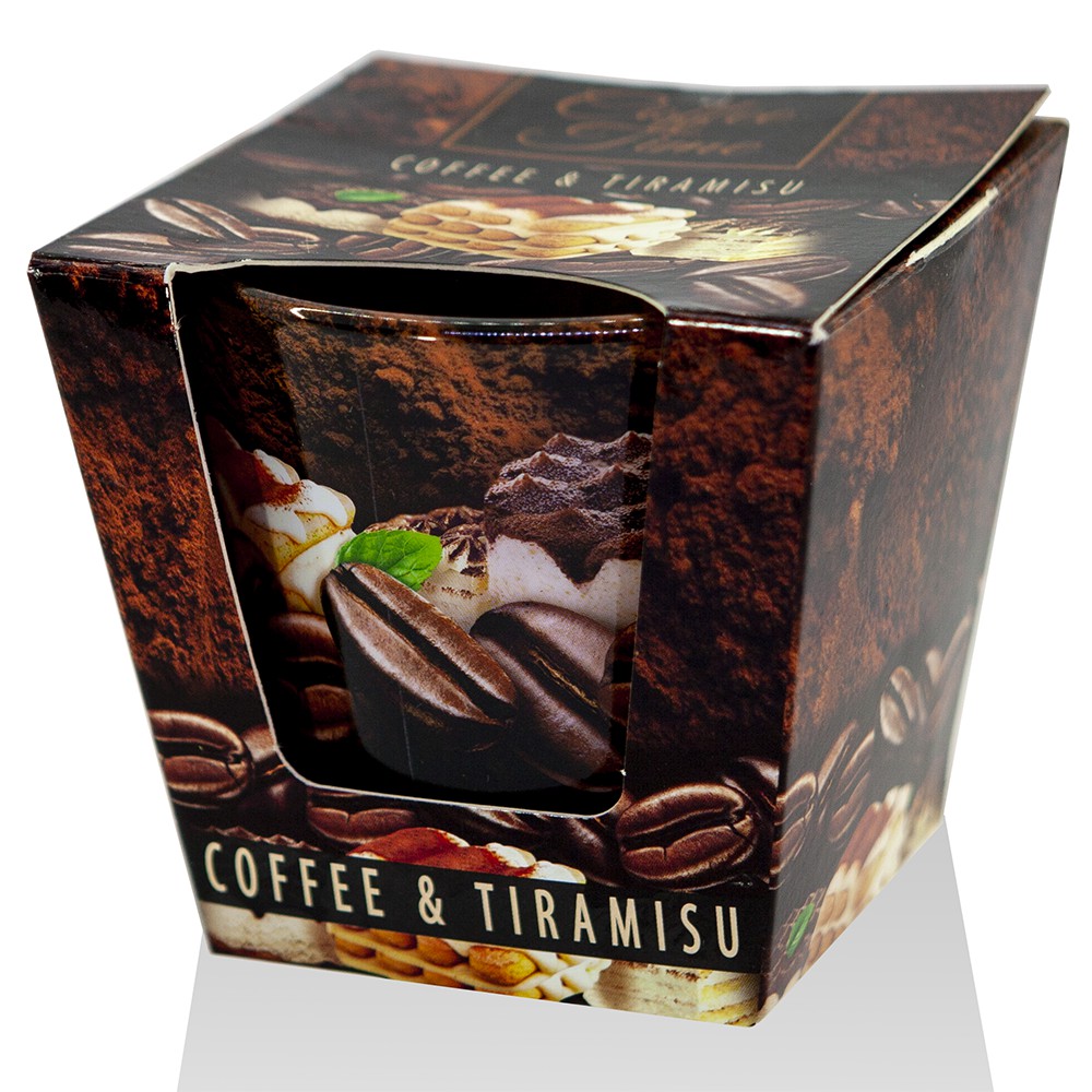 Ly nến thơm khử mùi Bartek Coffee Time 115g QT024465 - cà phê tiramisu, nến thơm phòng (giao mẫu ngẫu nhiên)