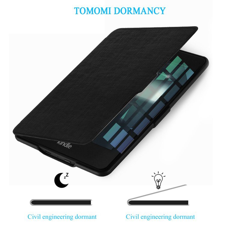 Bao da máy đọc sách pu từ tính thích hợp cho Kindle Paperwhite 3 1 2