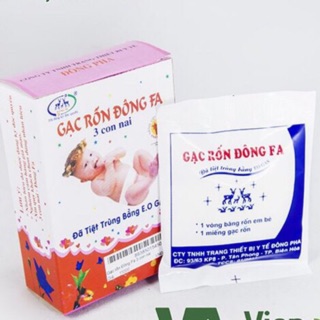 Băng gạc rốn 2 hộp (6 miếng)