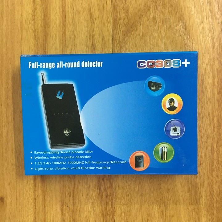 Thiết bị dò phát hiện máy định vị,máy ghi âm, camera theo dõi CC308+