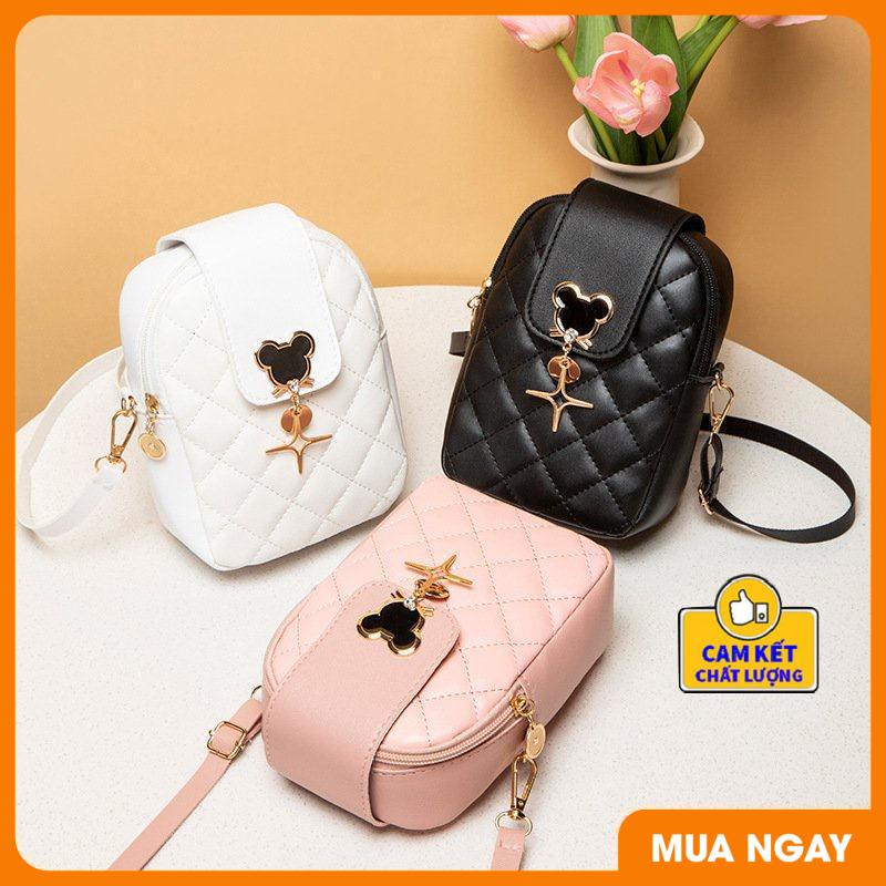 Túi Đeo Chéo Nữ Dễ Thương, Túi Đeo Chéo Mini Đựng Điện Thoại Và Đồ Dùng Cá Nhân Phong Cách Thời Trang Hàn Quốc ST949