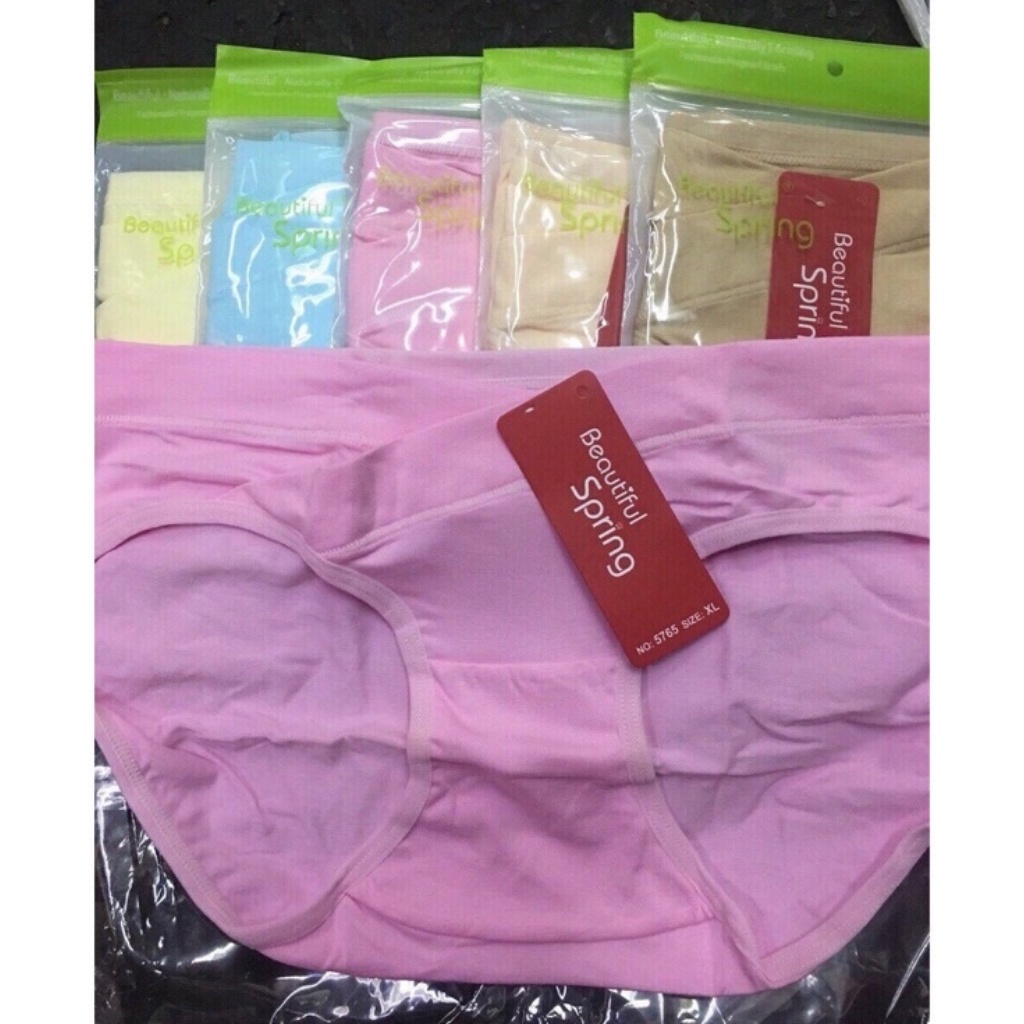 quần lót bầu, [ Fee ship ] Quần lót bầu cạp chéo kháng khuẩn cotton