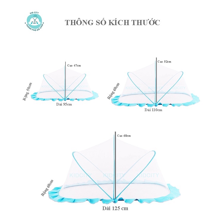 MÀN CHỐNG MUỖI, MÙNG CHỐNG MUỖI GẤP GỌN CHO BÉ