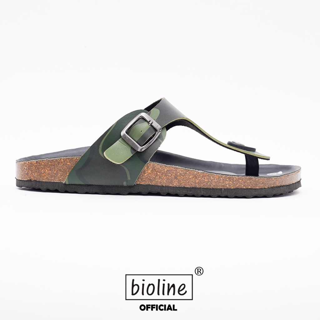 R07 - Dép Đế Trấu BIOLINE Official Quai Camo Rằn Ri Thiết Kế Tách Ngón